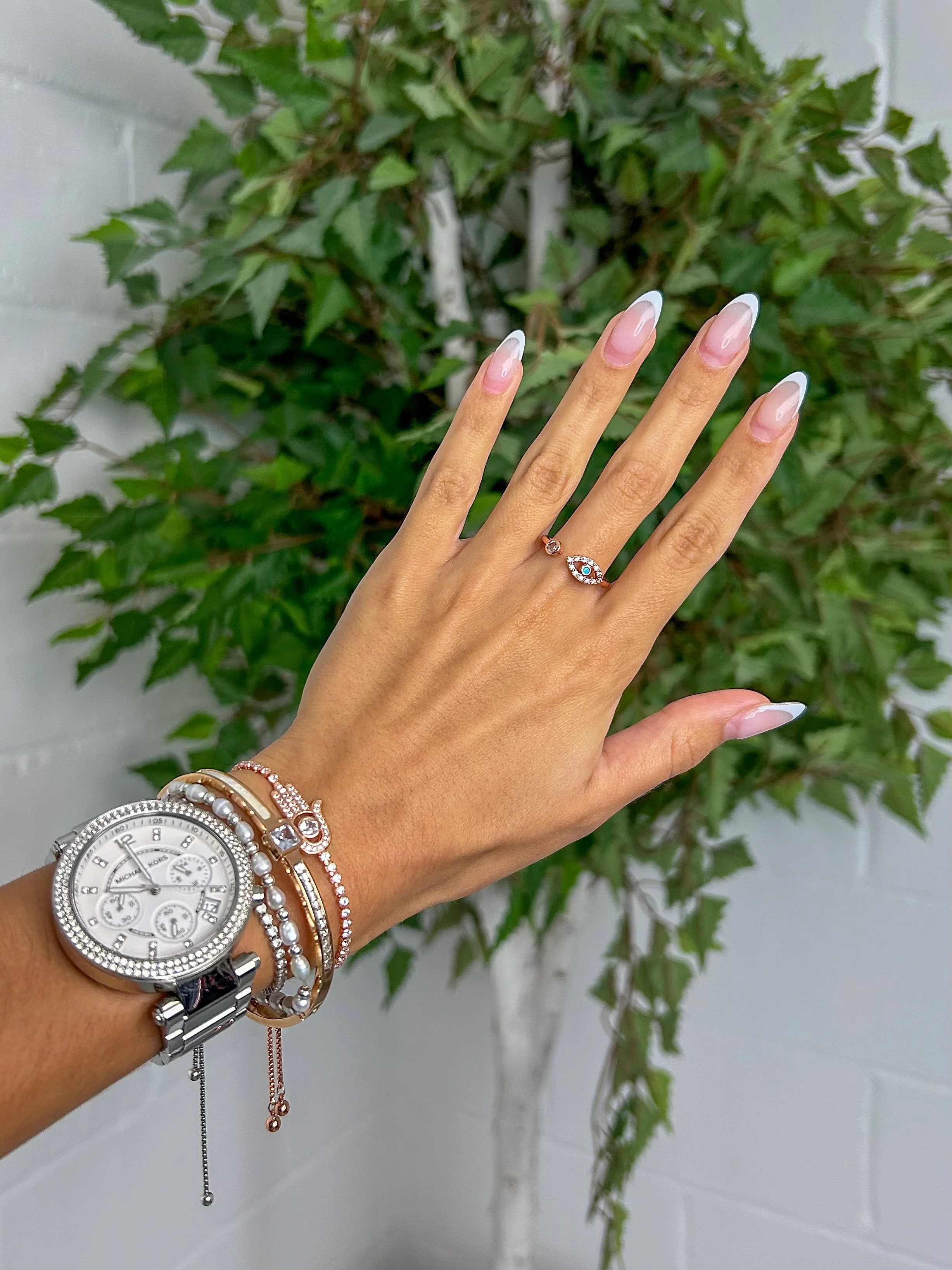 Adjustable Evil Eye Ring (3 Colours) - Image 4