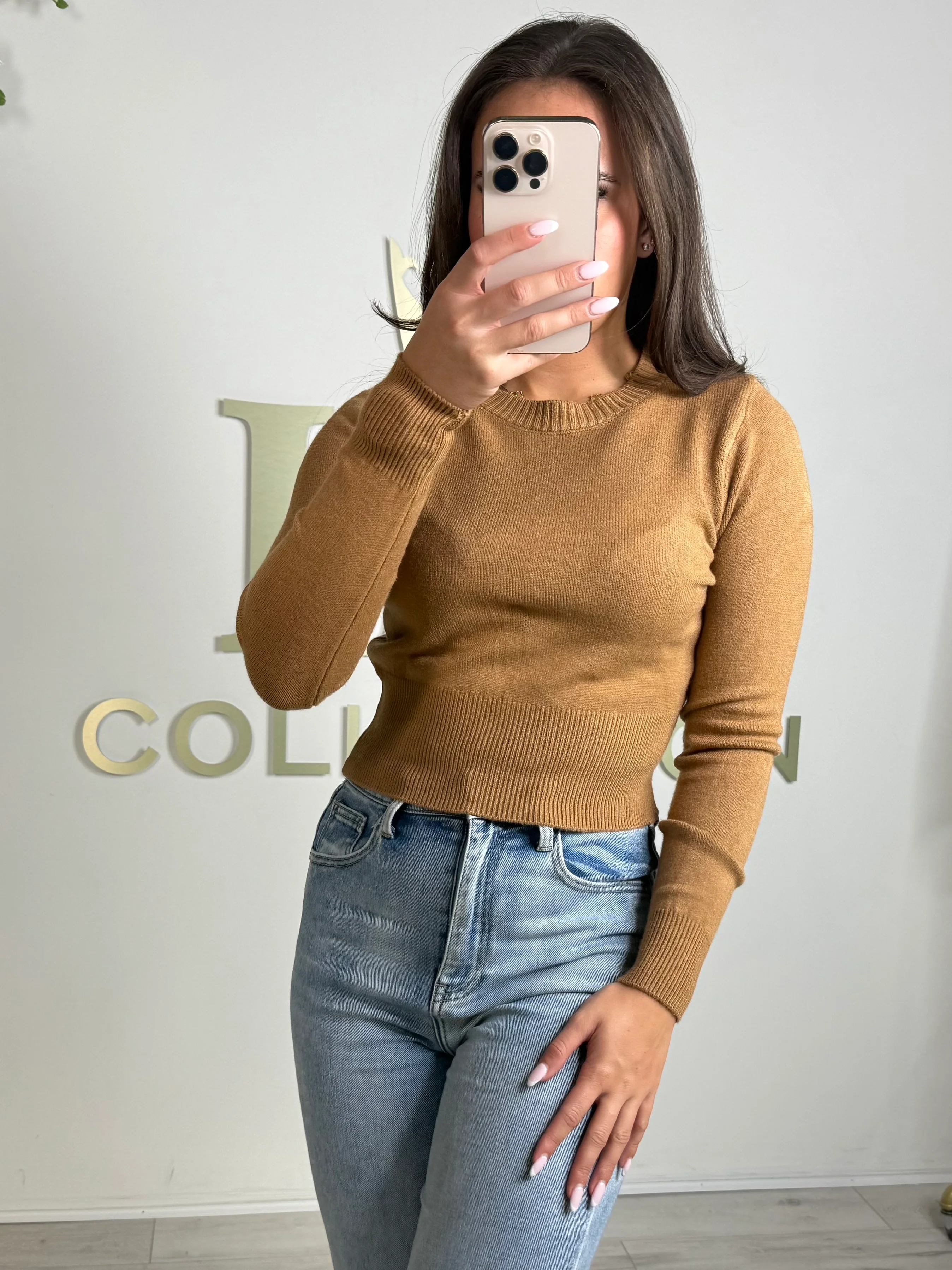 Classic Staple Luxury Soft Knit Round Neck Jumper (5 Colours) - Image 3