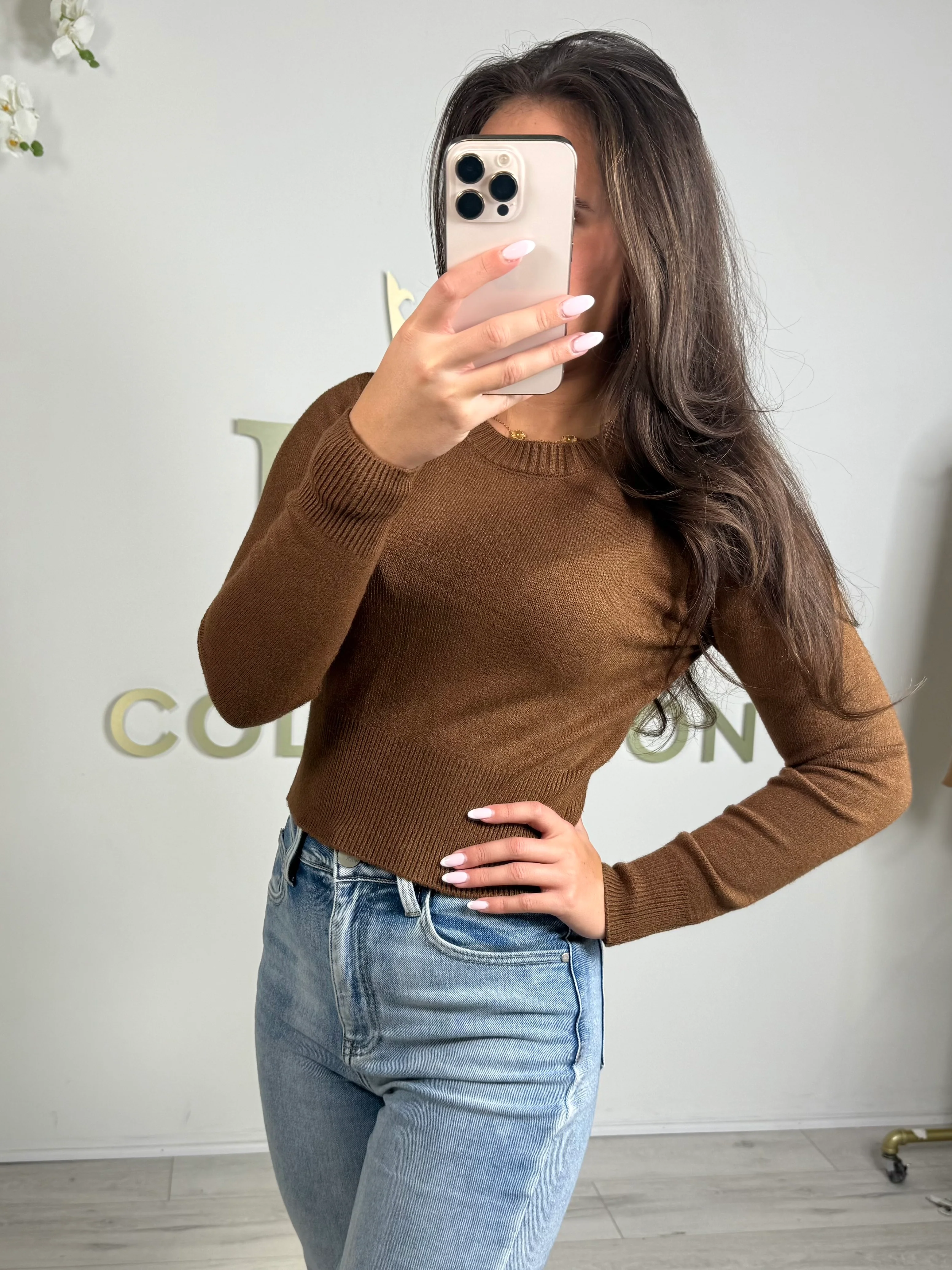 Classic Staple Luxury Soft Knit Round Neck Jumper (5 Colours) - Image 7