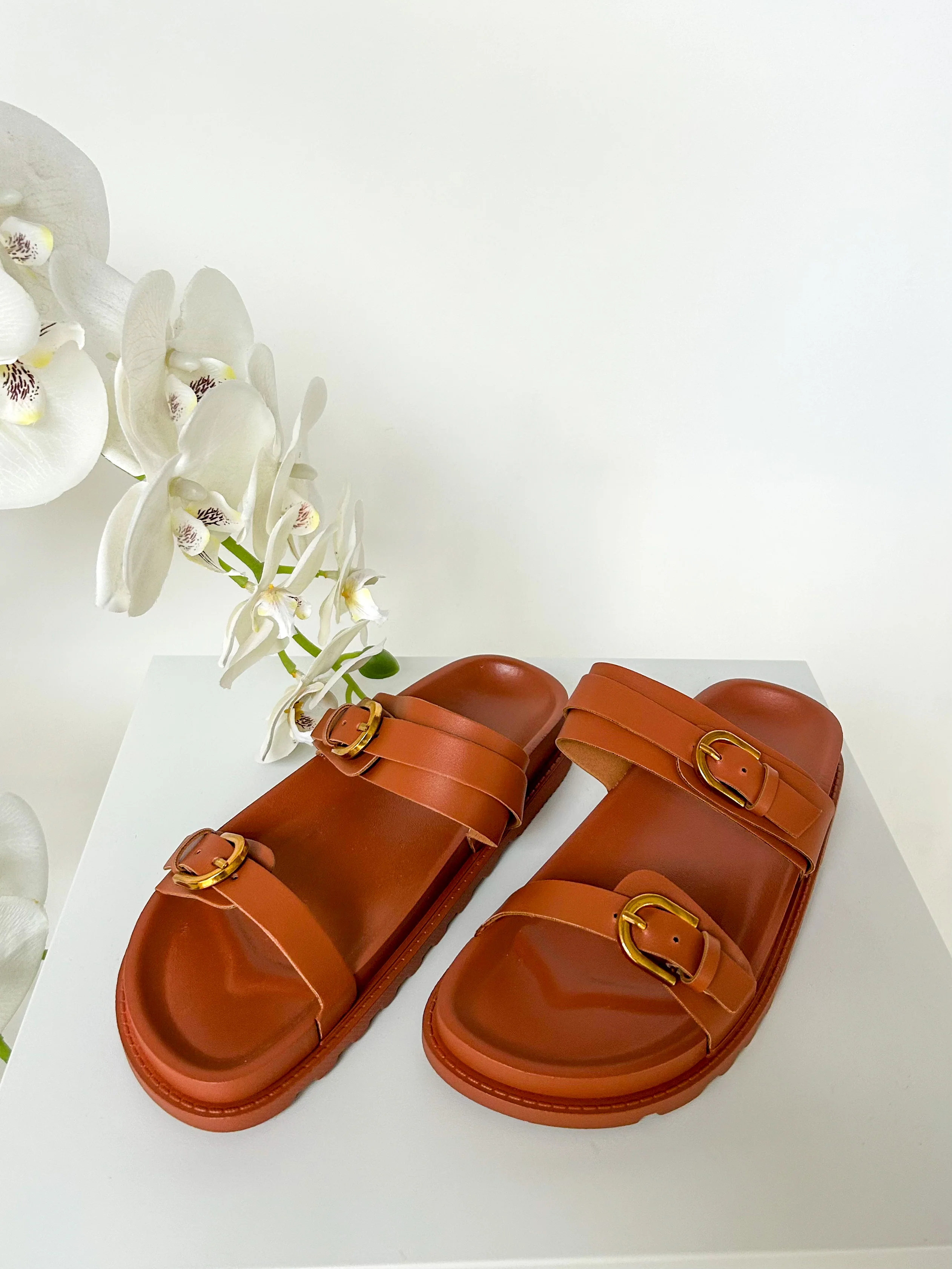 Double Buckle Strap Sandals (3 Colours) - Image 10