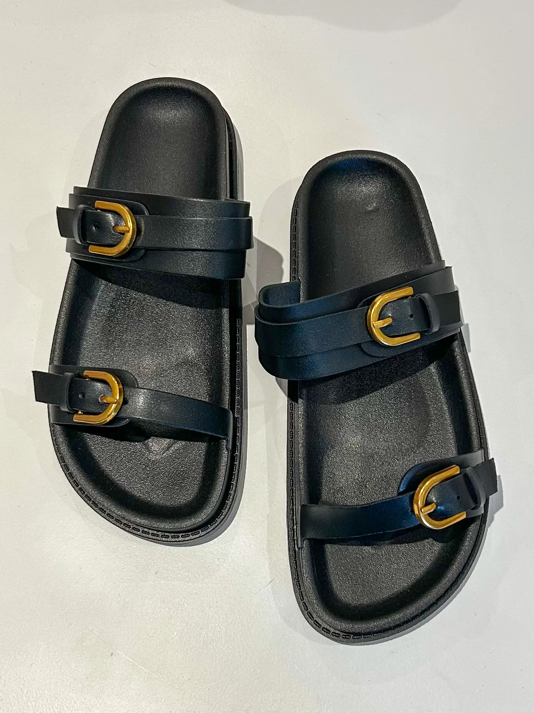 Double Buckle Strap Sandals (3 Colours) - Image 5