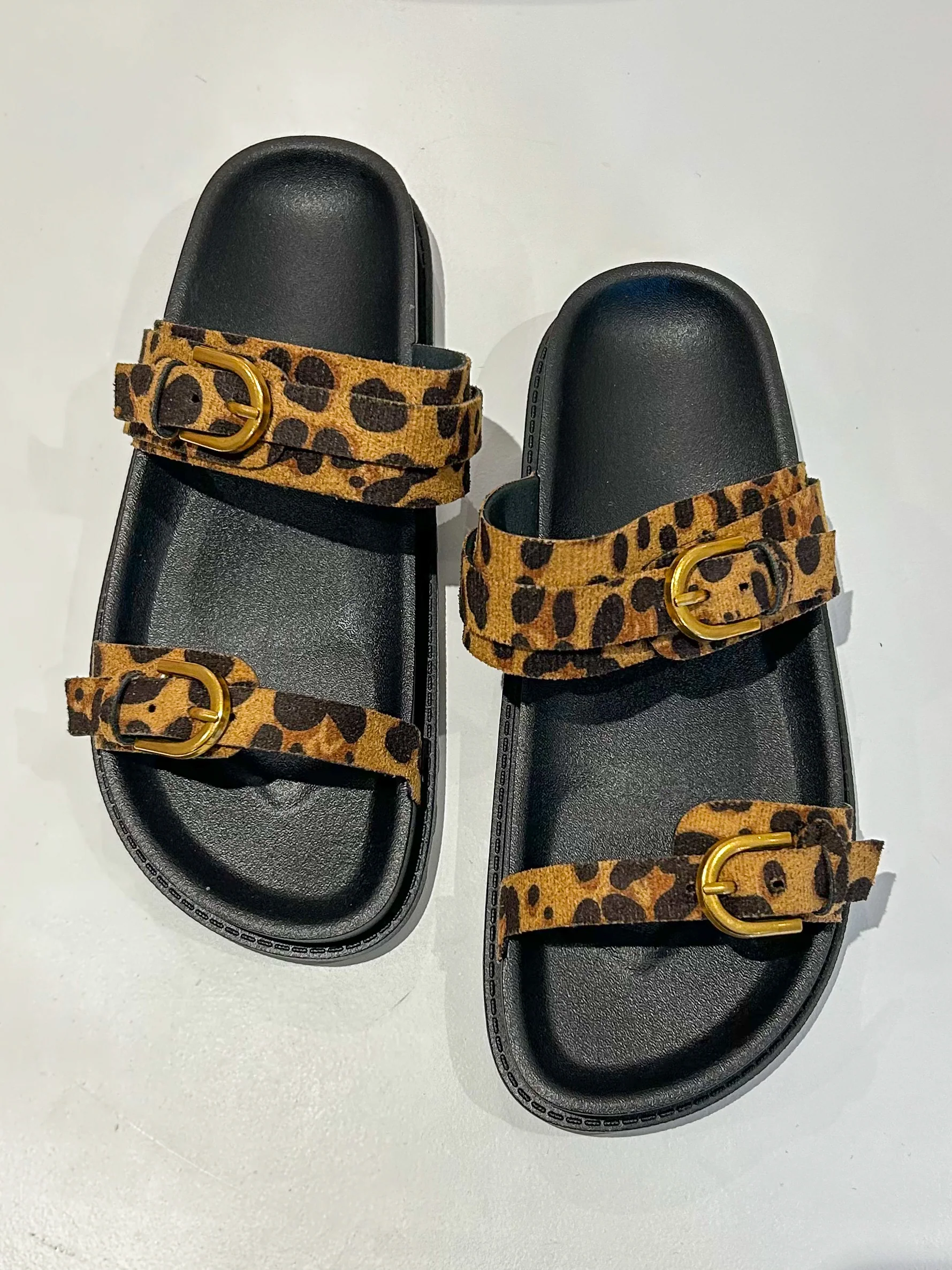 Double Buckle Strap Sandals (3 Colours) - Image 6