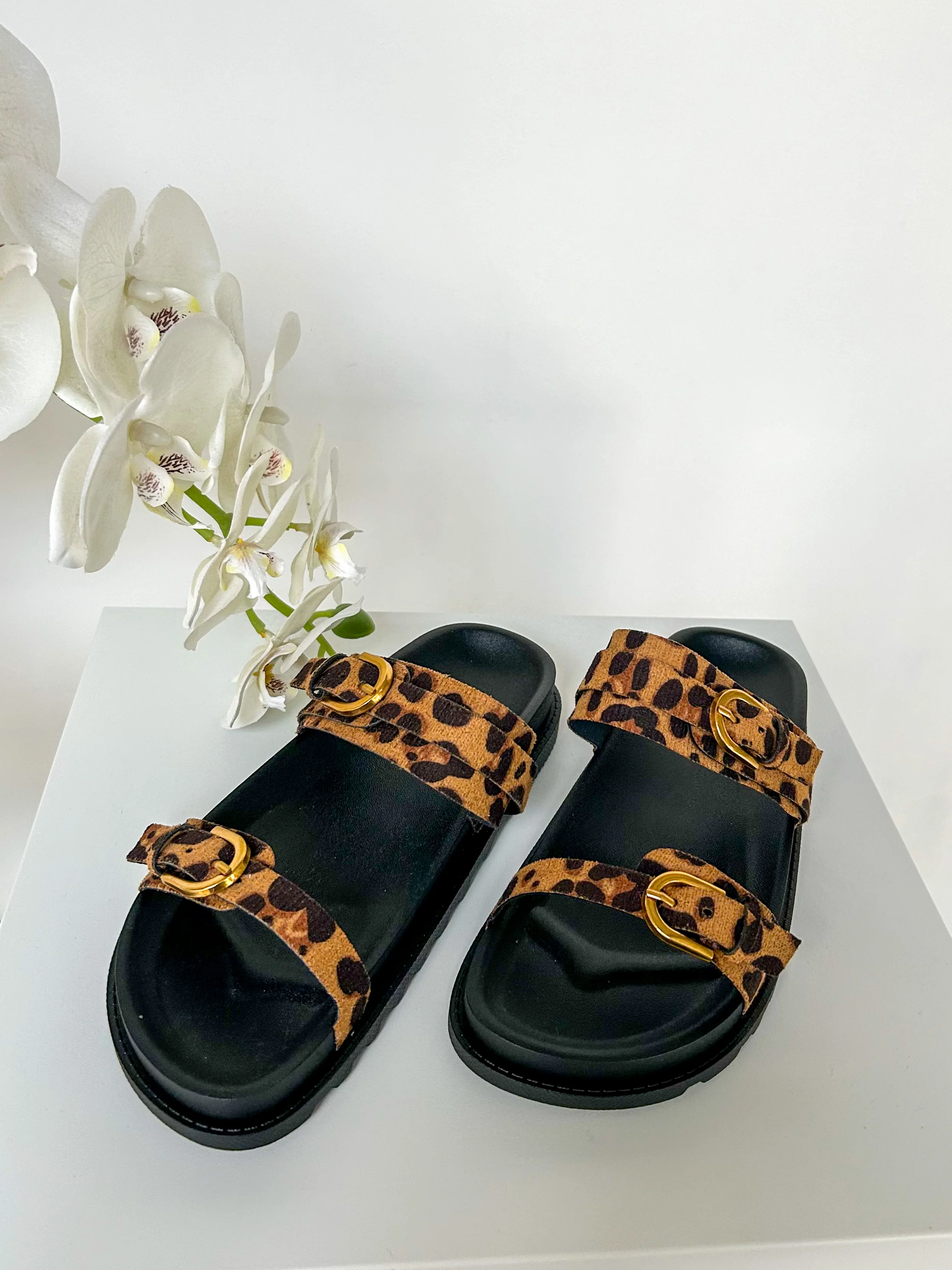 Double Buckle Strap Sandals (3 Colours) - Image 8