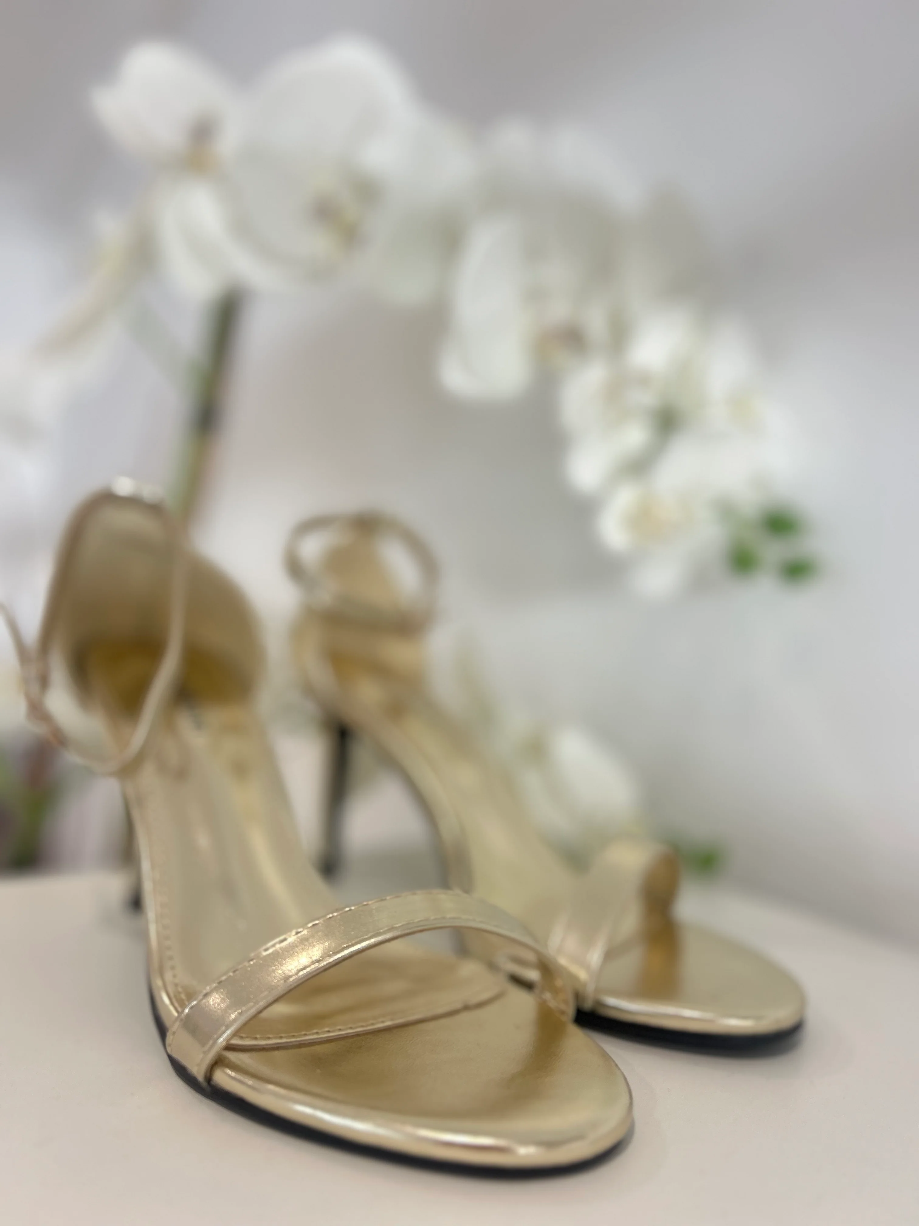 Single Strap Mid Height Stiletto Shoes (3 Colours) - Image 5