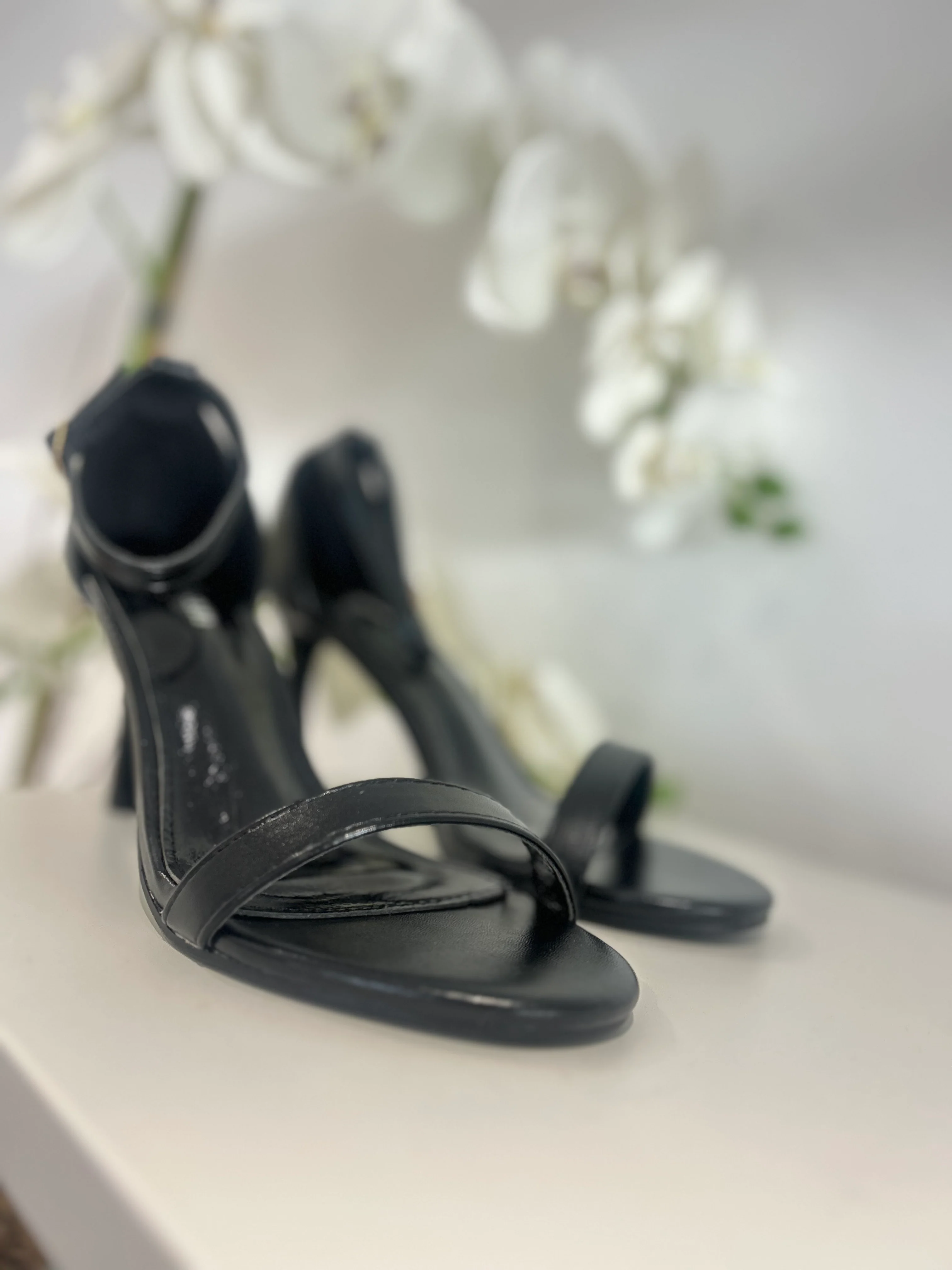 Single Strap Mid Height Stiletto Shoes (3 Colours) - Image 6