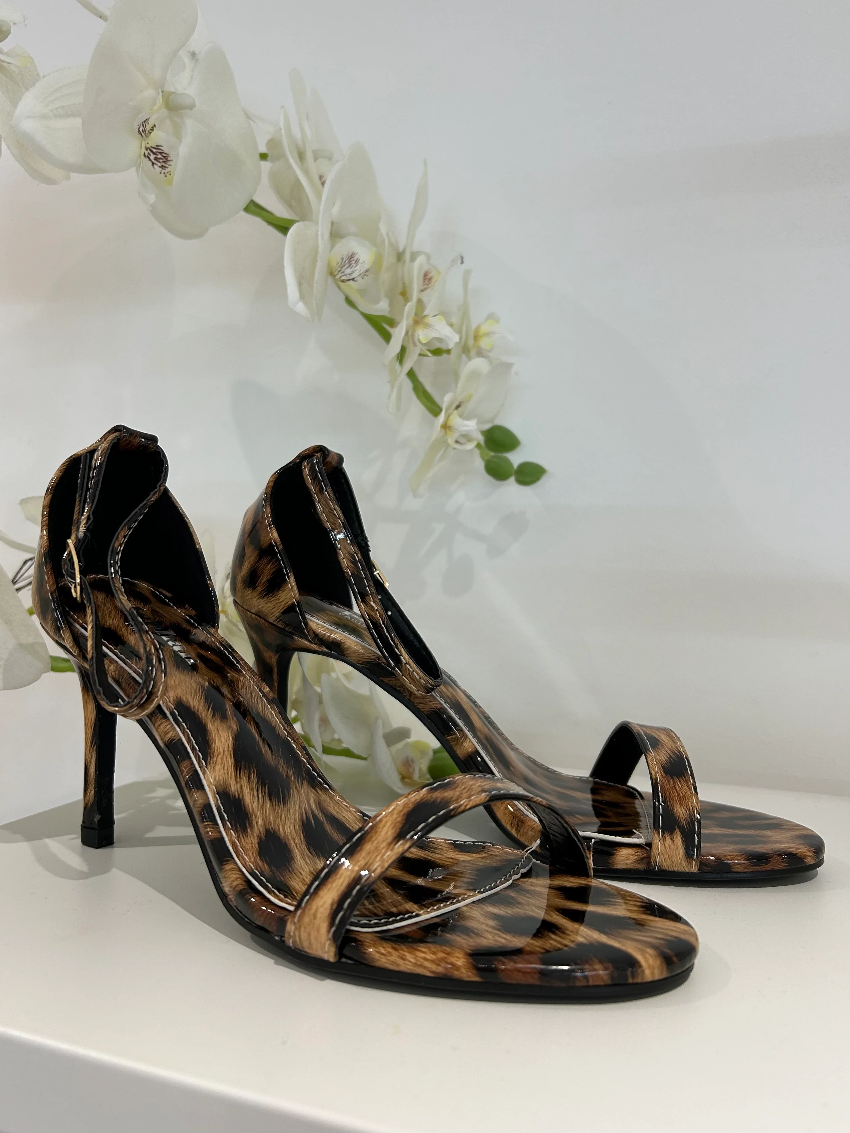 Single Strap Mid Height Stiletto Shoes (3 Colours) - Image 7