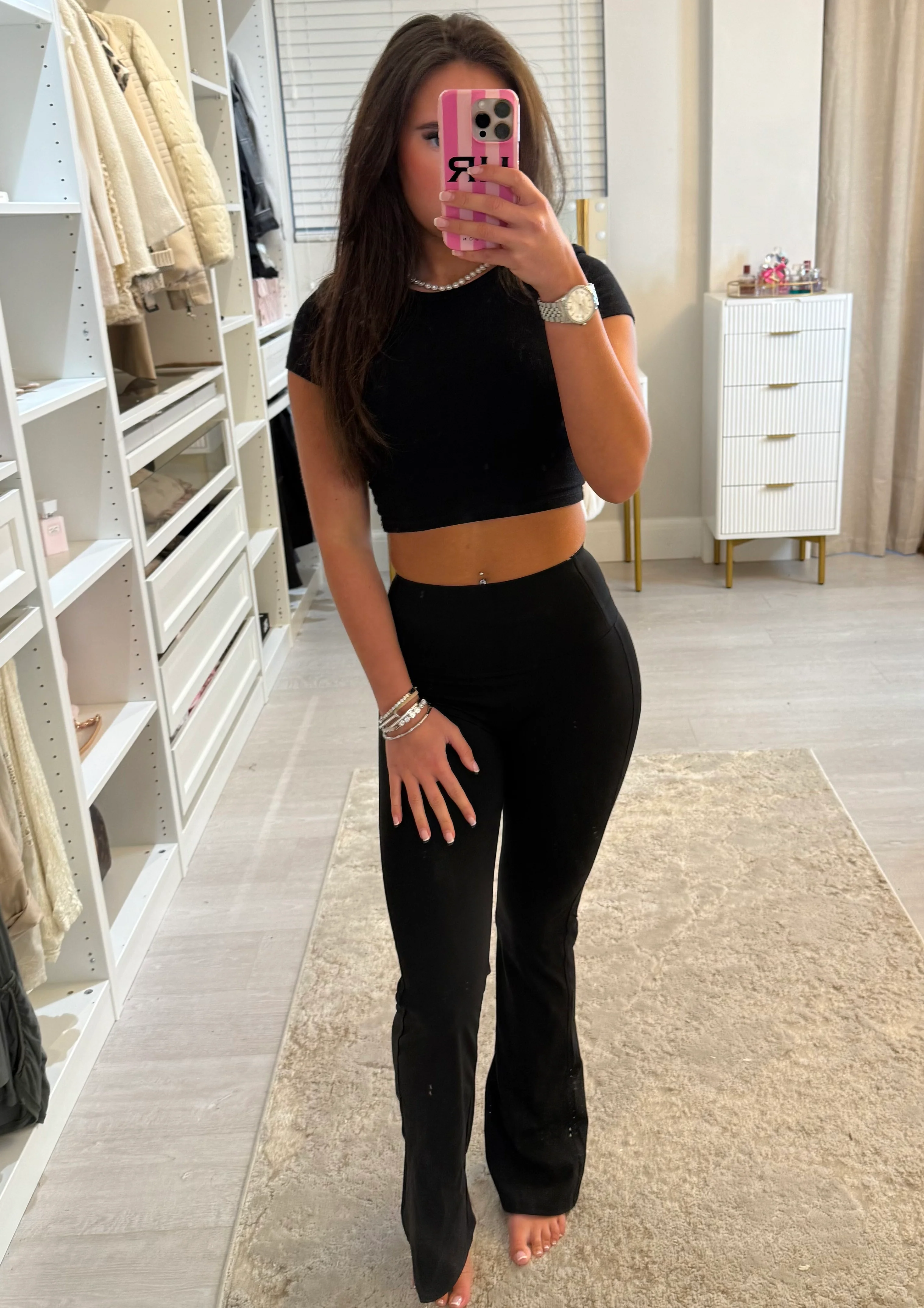 Flared Sculpt Leggings (3 Colours) - Image 3