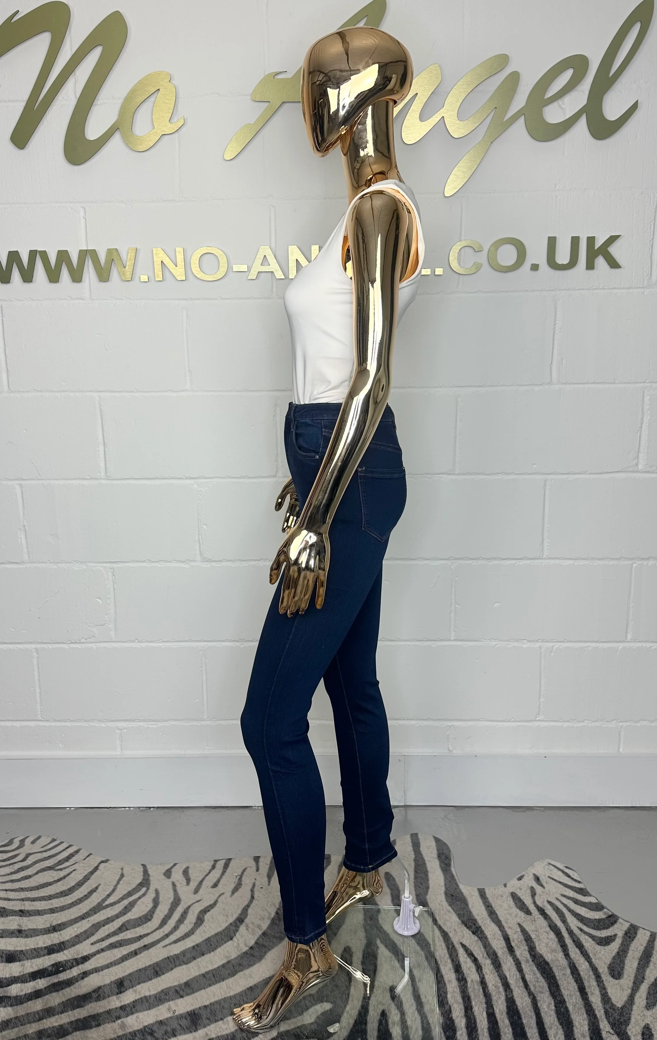 High Waist Skinny Jeans (2 Colours) - Image 4