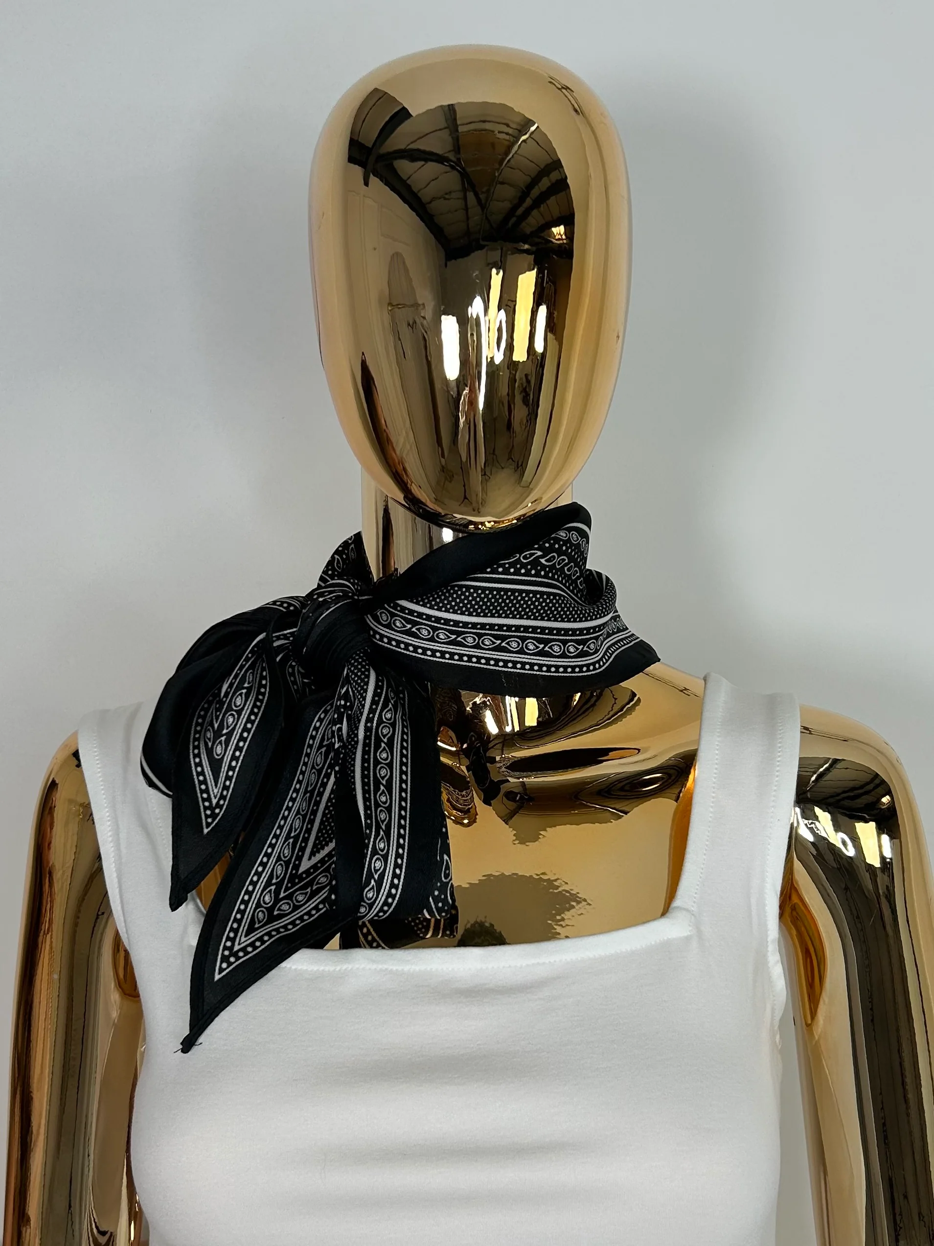 Paisley Print Scarf - Image 4