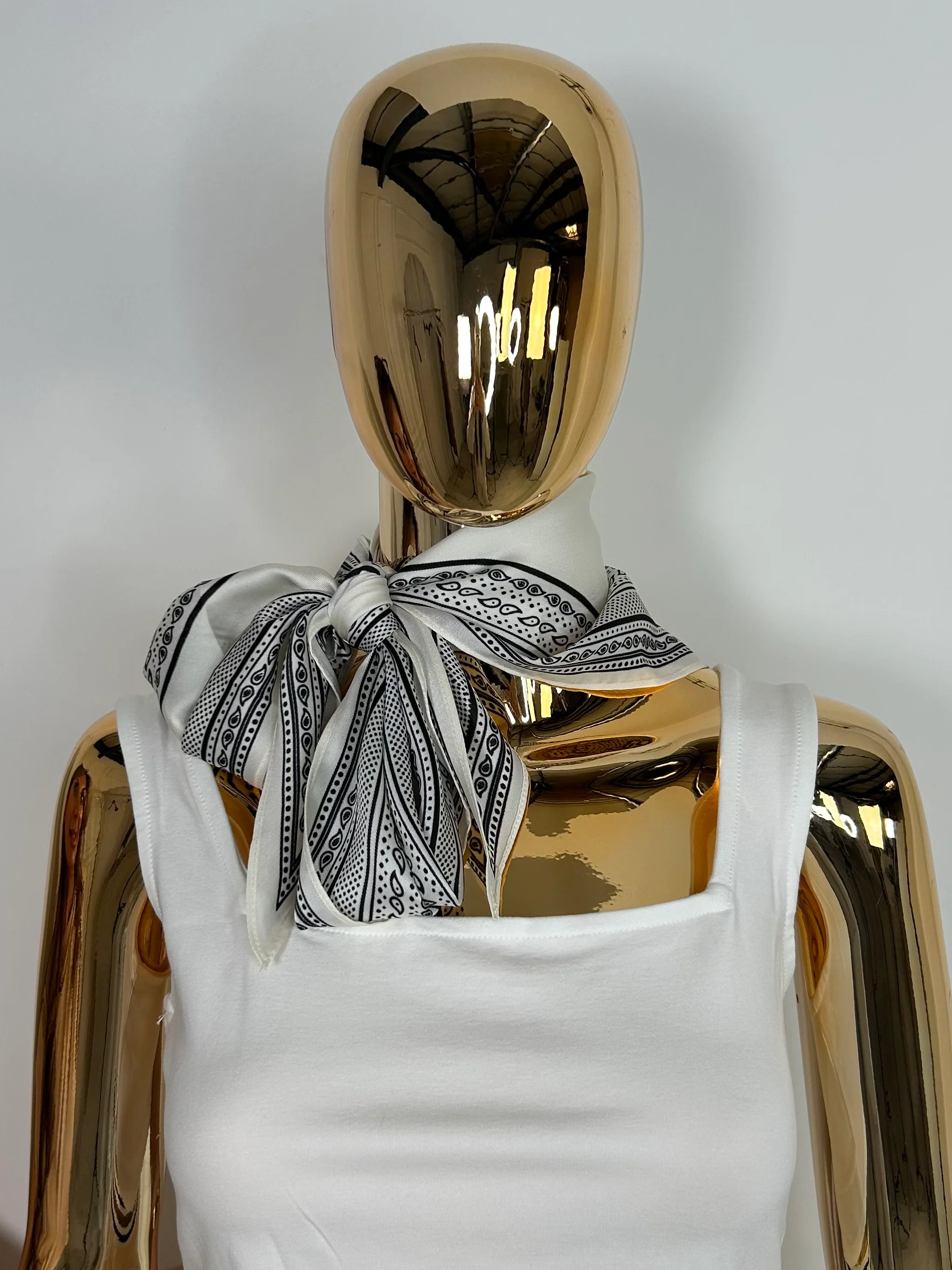 Paisley Print Scarf - Image 5