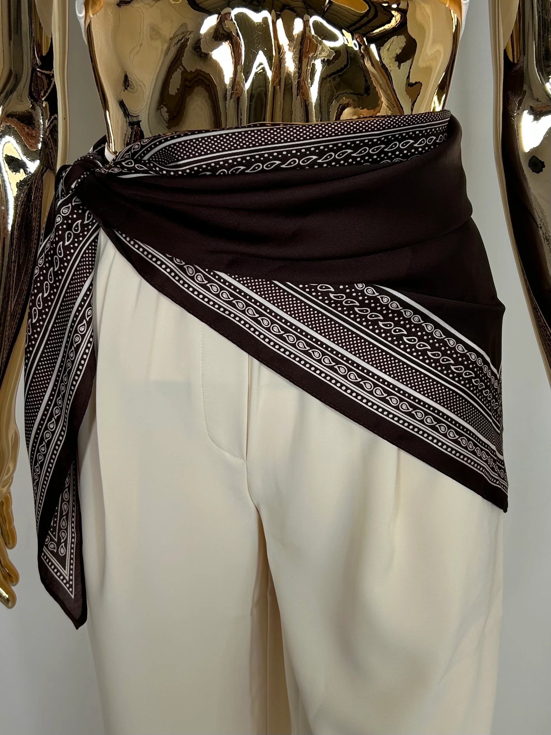 Paisley Print Scarf - Image 7