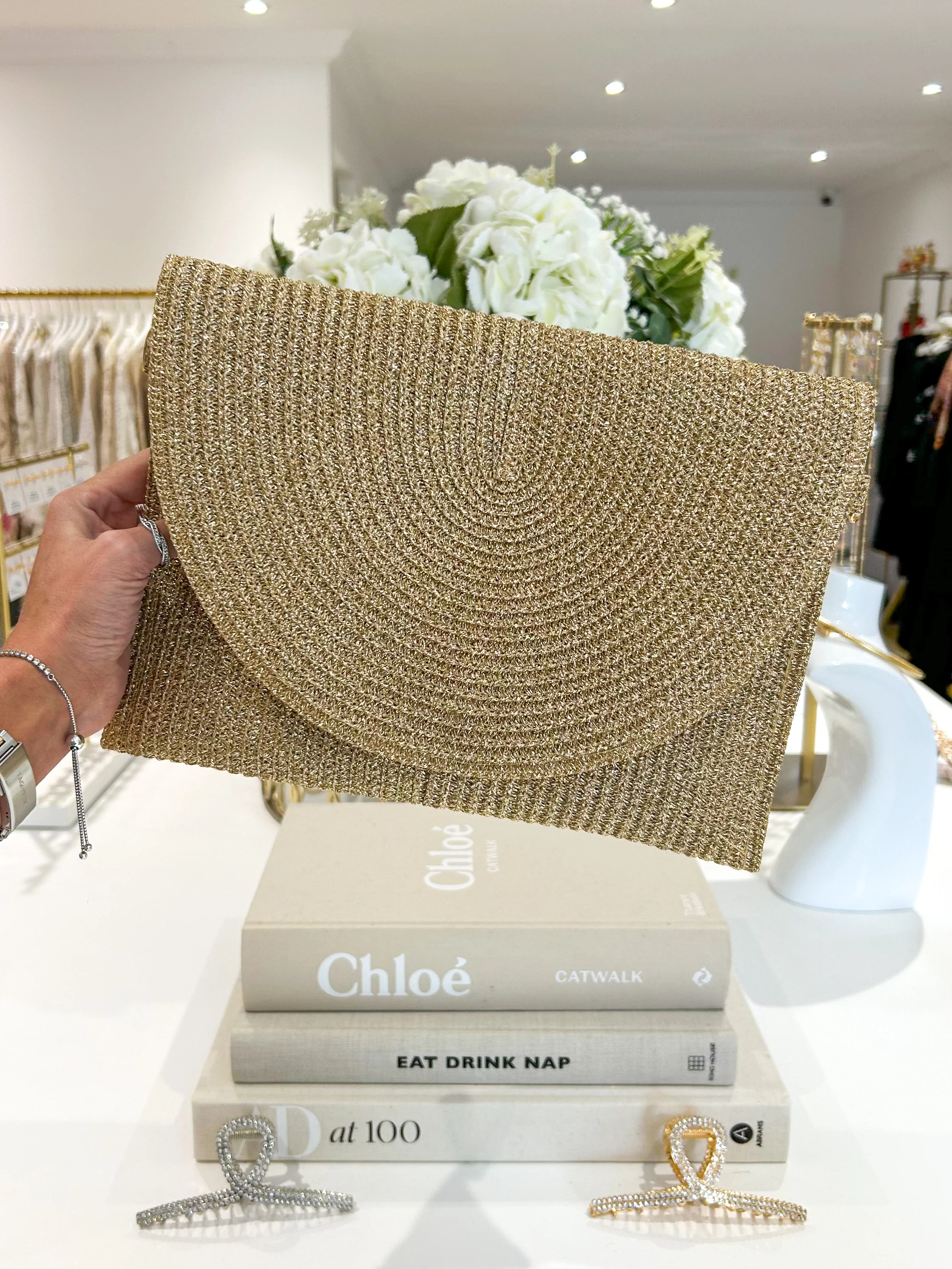 Woven Clutch Bag (4 Colours) - Image 3