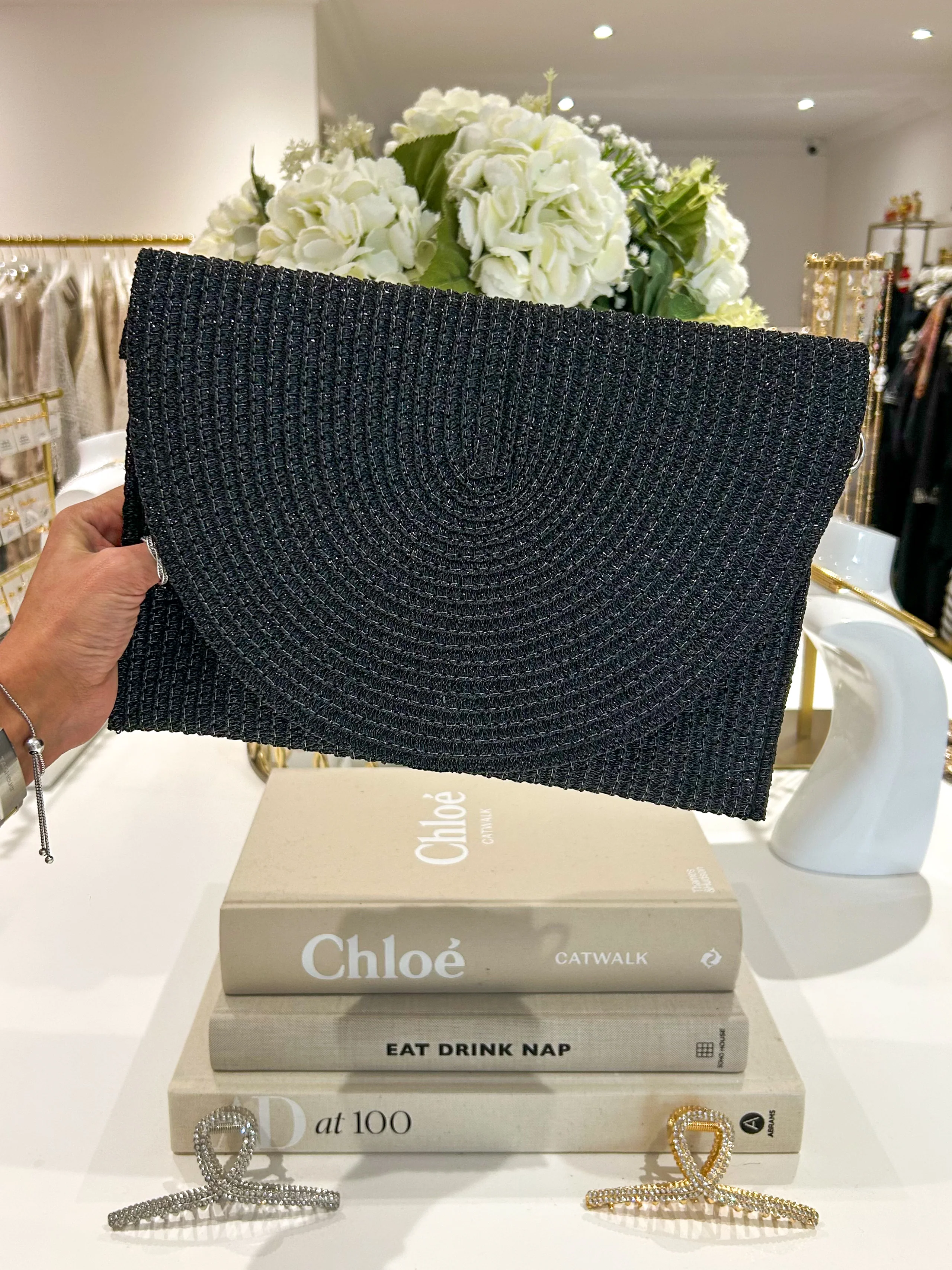 Woven Clutch Bag (4 Colours) - Image 4