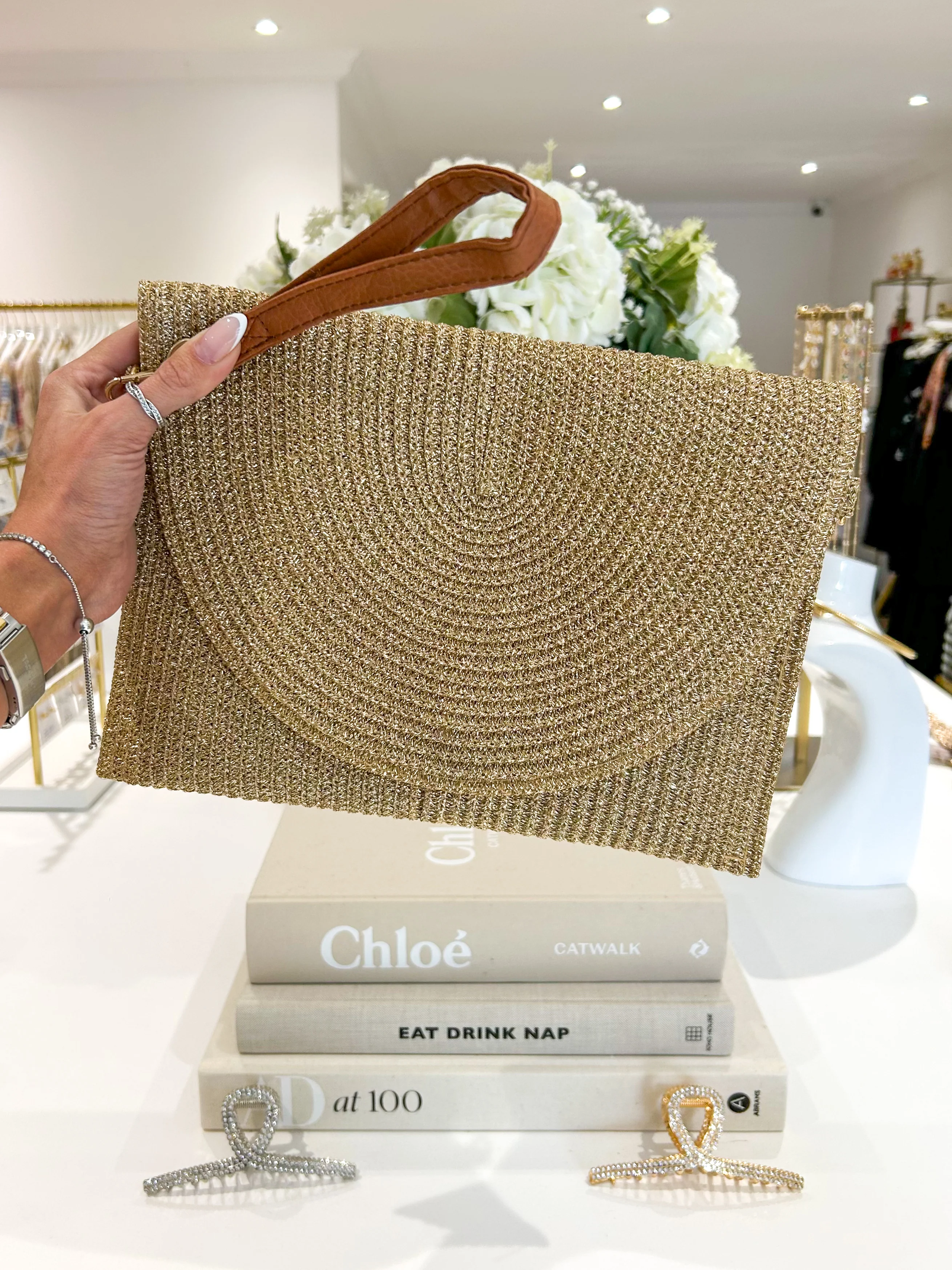 Woven Clutch Bag (4 Colours) - Image 5