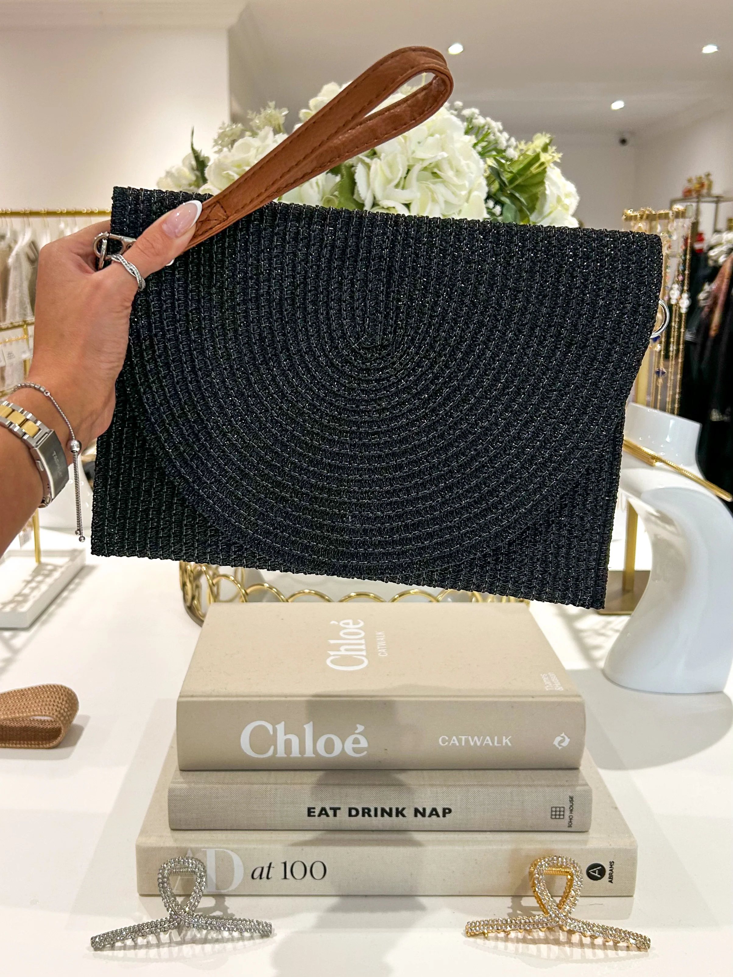 Woven Clutch Bag (4 Colours) - Image 7