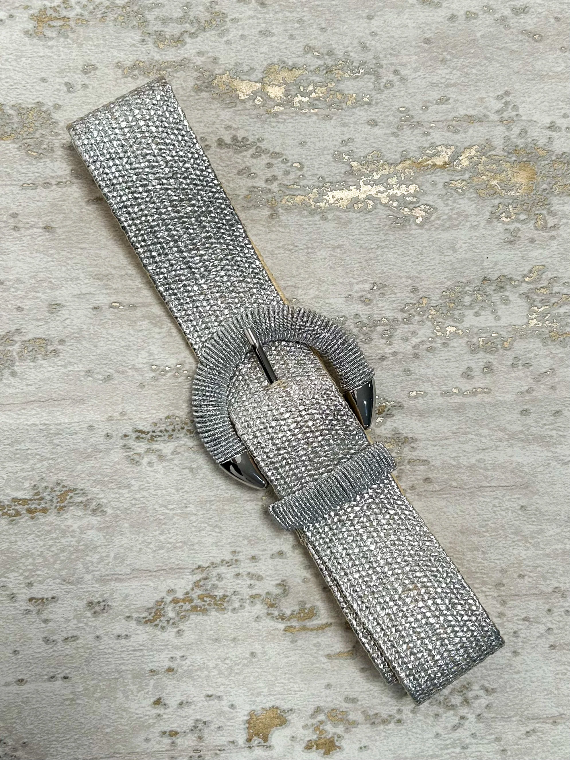 Round Buckle Woven Belt (3 Colours) - Image 3