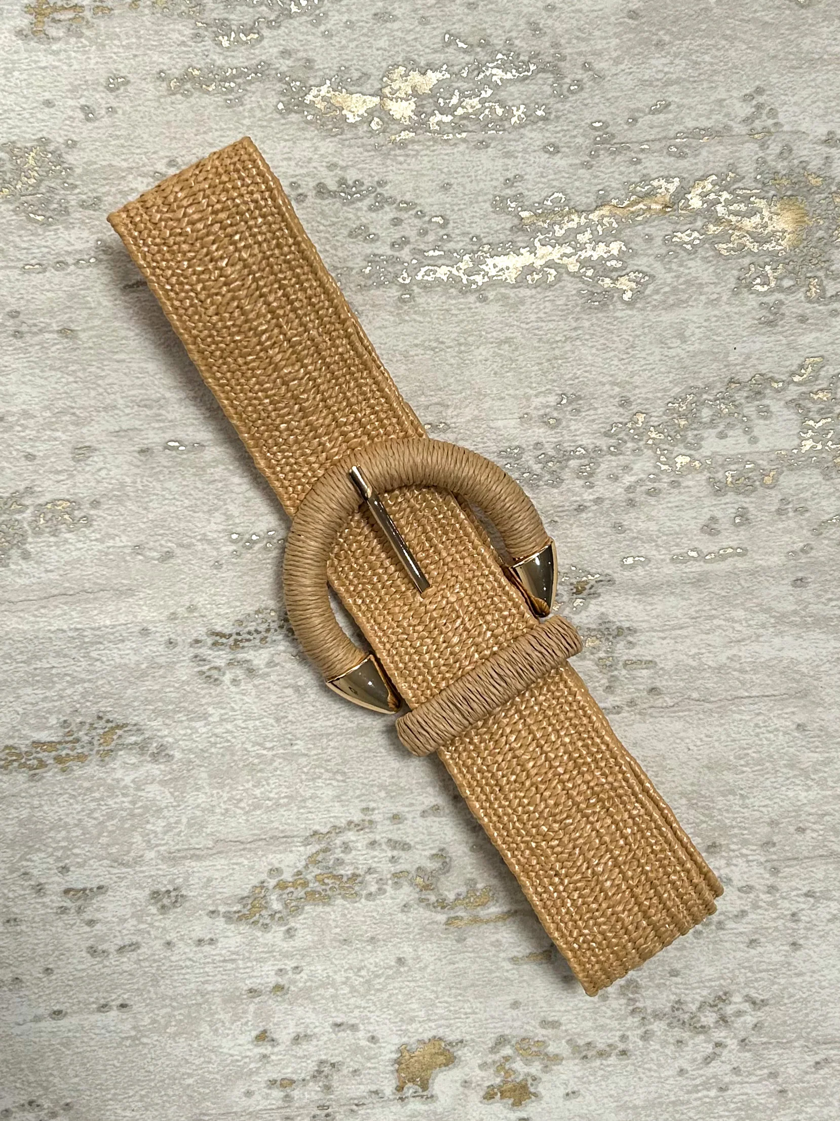 Round Buckle Woven Belt (3 Colours) - Image 4