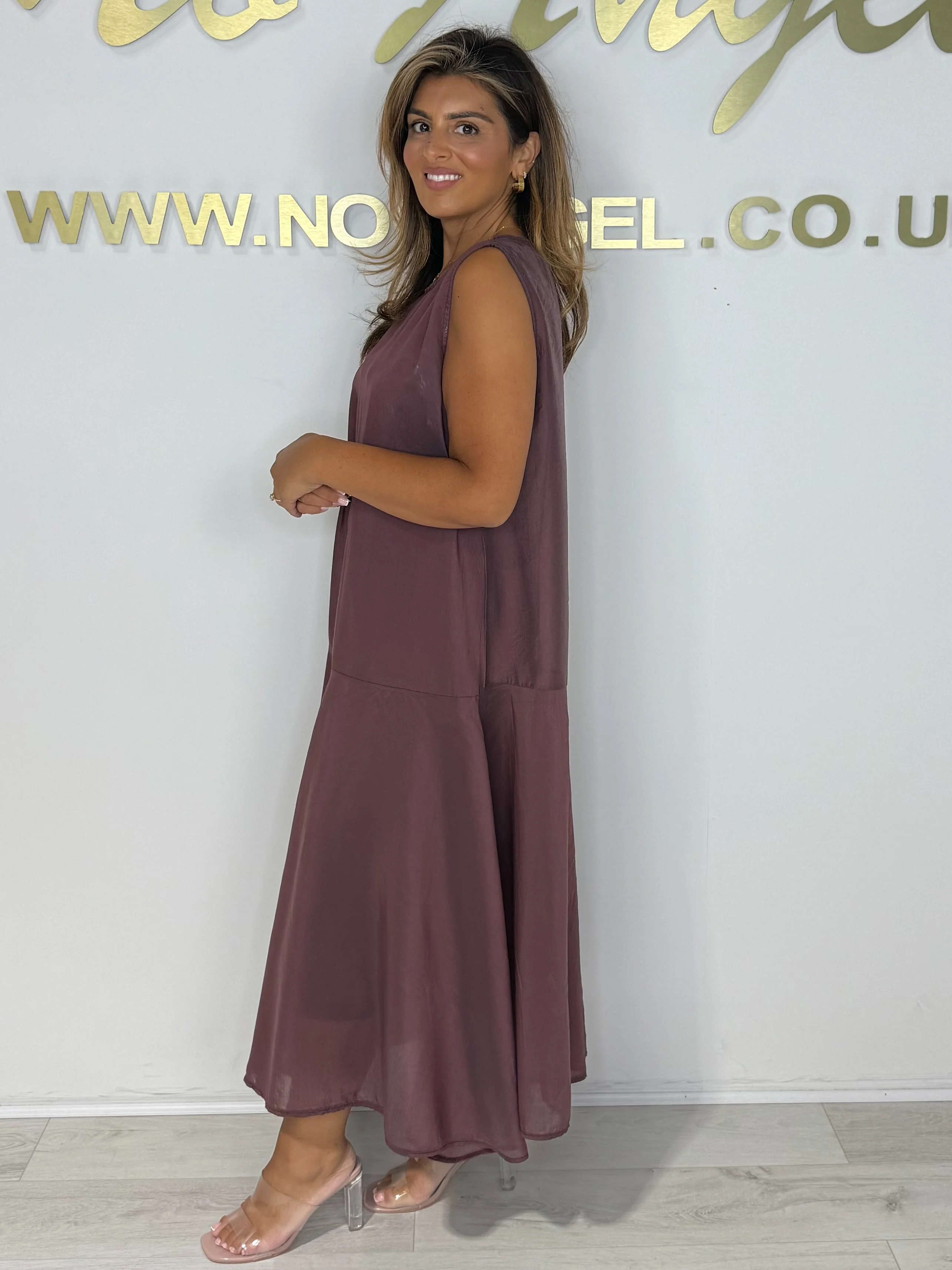 Sleeveless Round Neck Maxi Dress (4 Colours) - Image 11