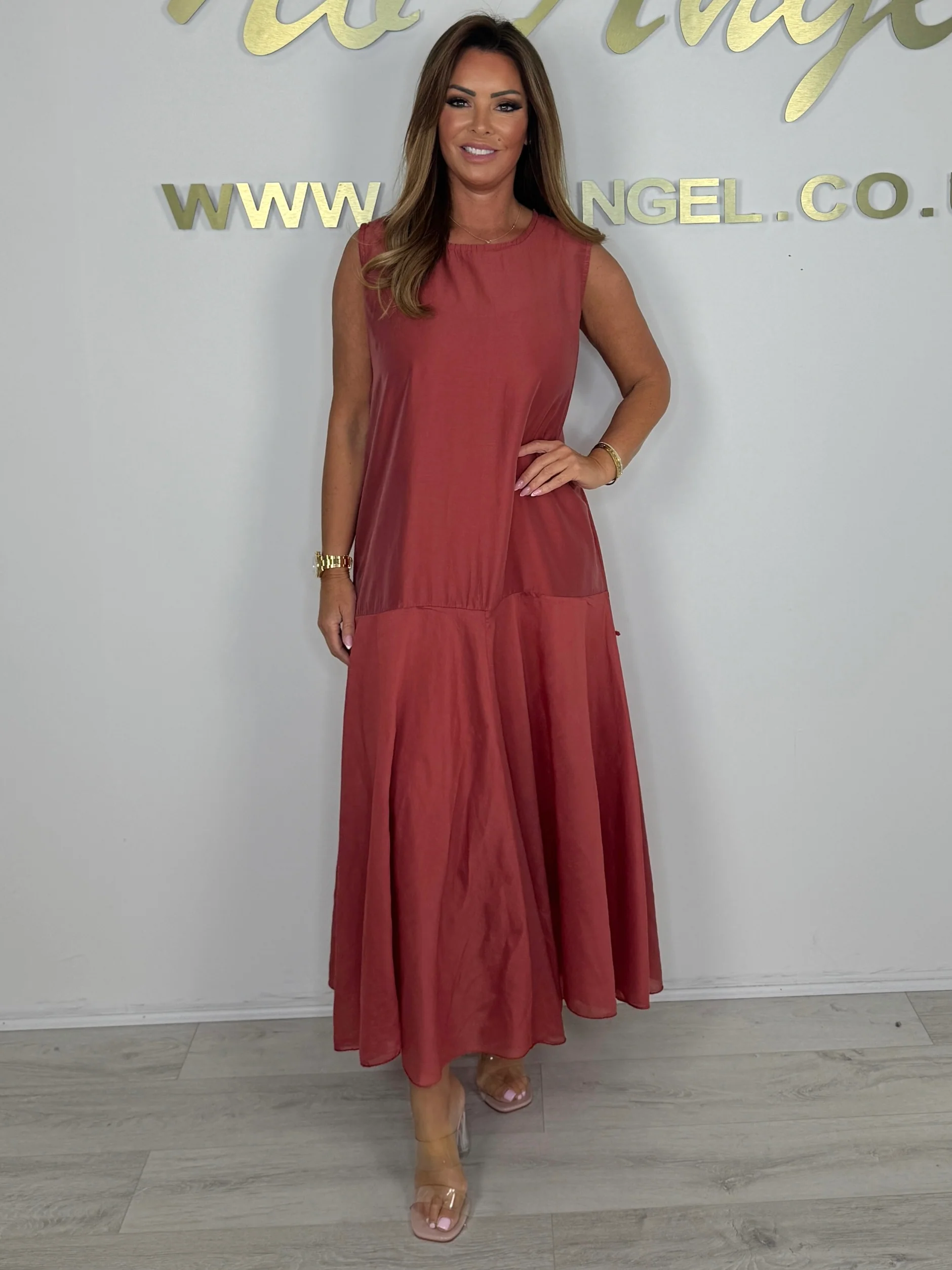 Sleeveless Round Neck Maxi Dress (4 Colours) - Image 6