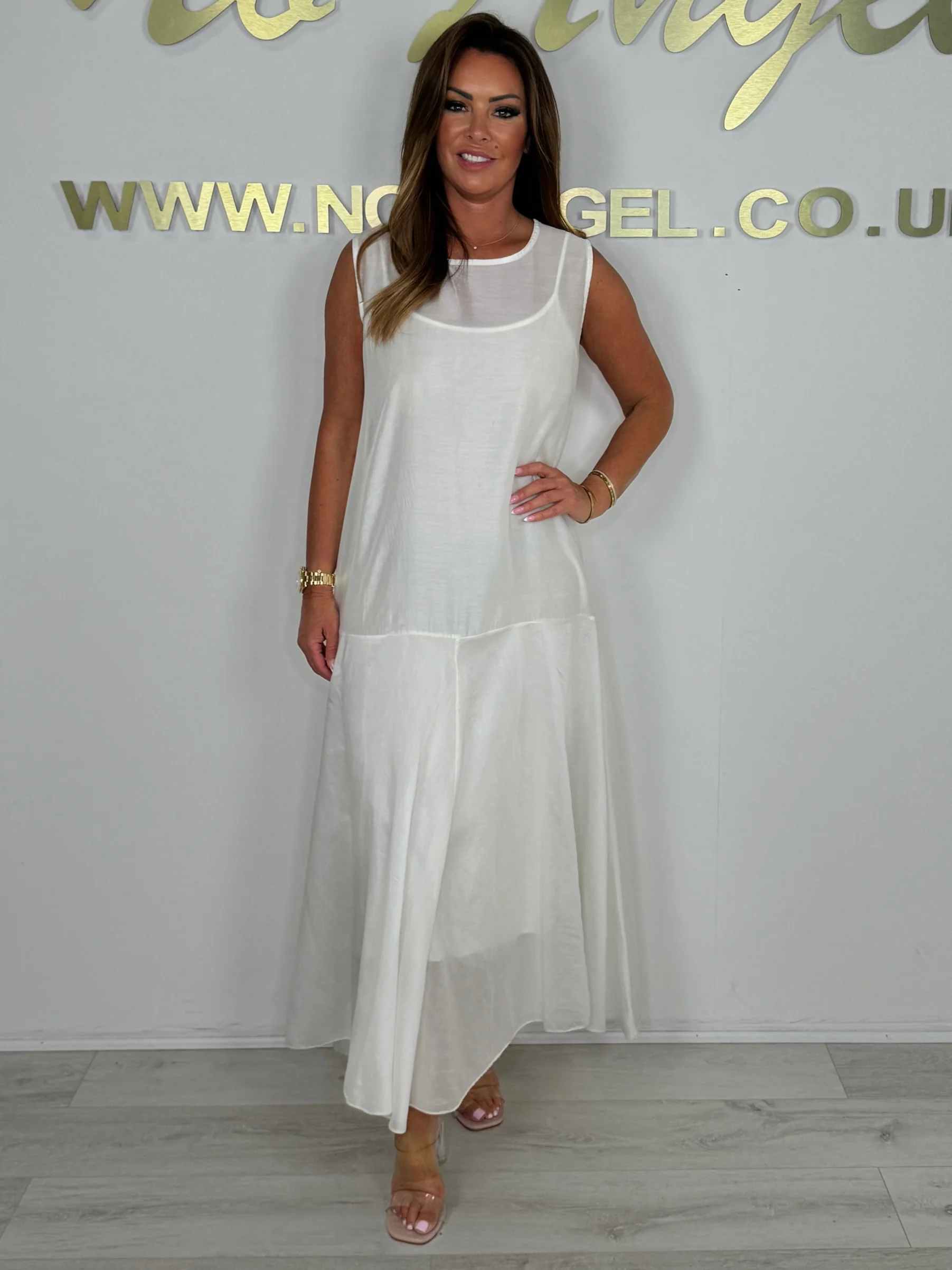Sleeveless Round Neck Maxi Dress (4 Colours) - Image 8
