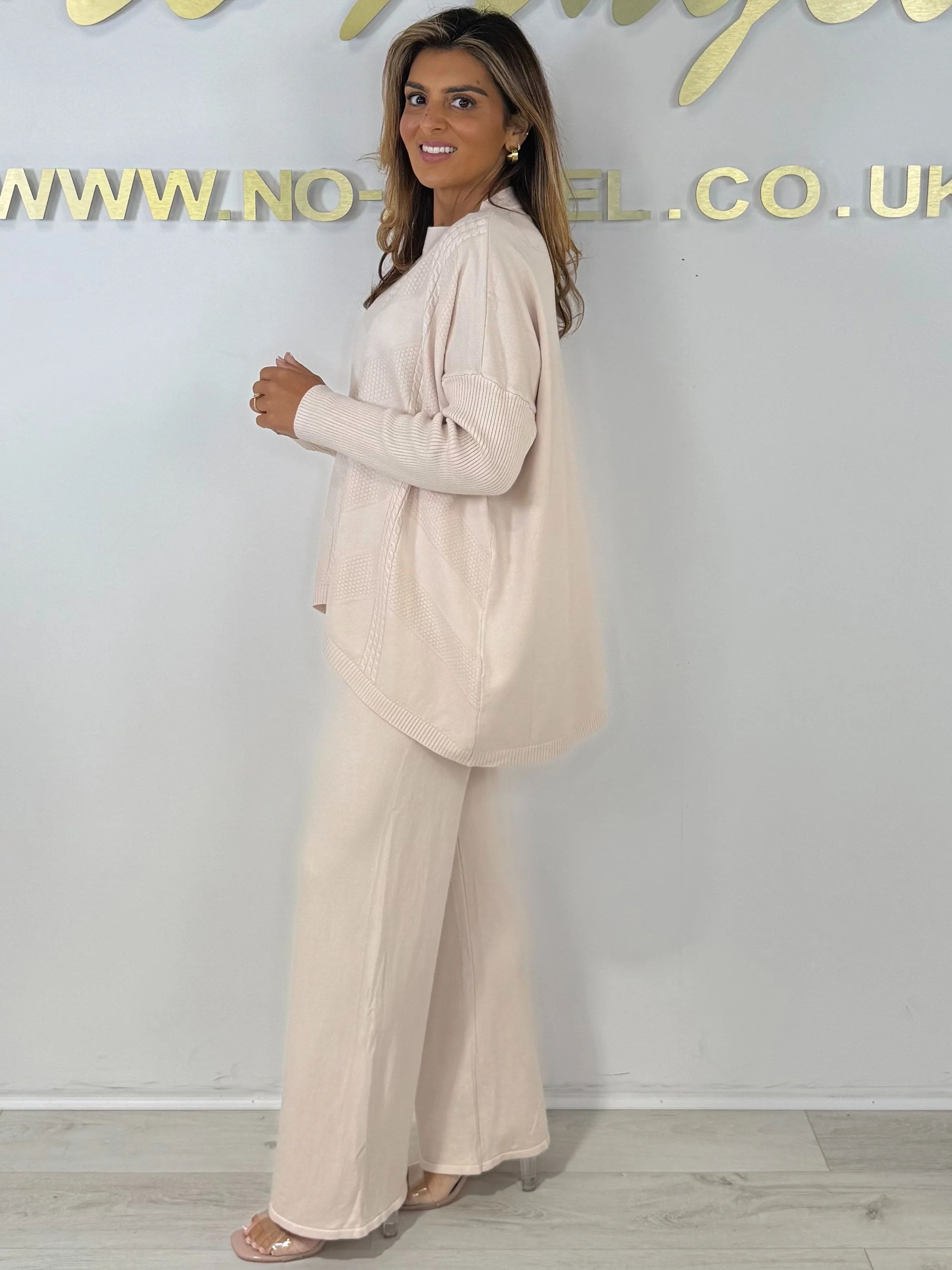 Soft Knit Cable Design Jumper & Wide Leg Trouser Co-ord (6 Colours) - Image 11