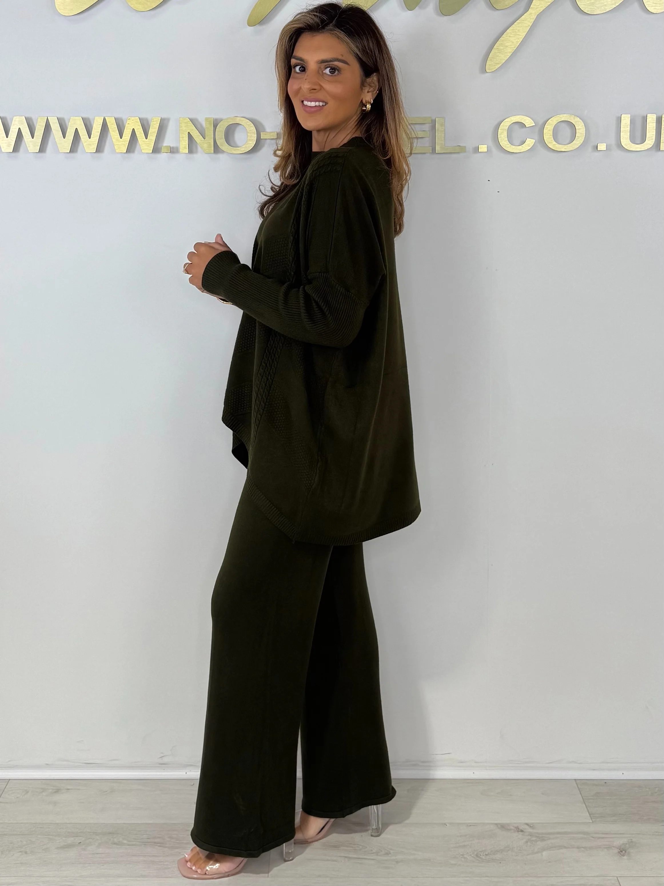 Soft Knit Cable Design Jumper & Wide Leg Trouser Co-ord (6 Colours) - Image 7