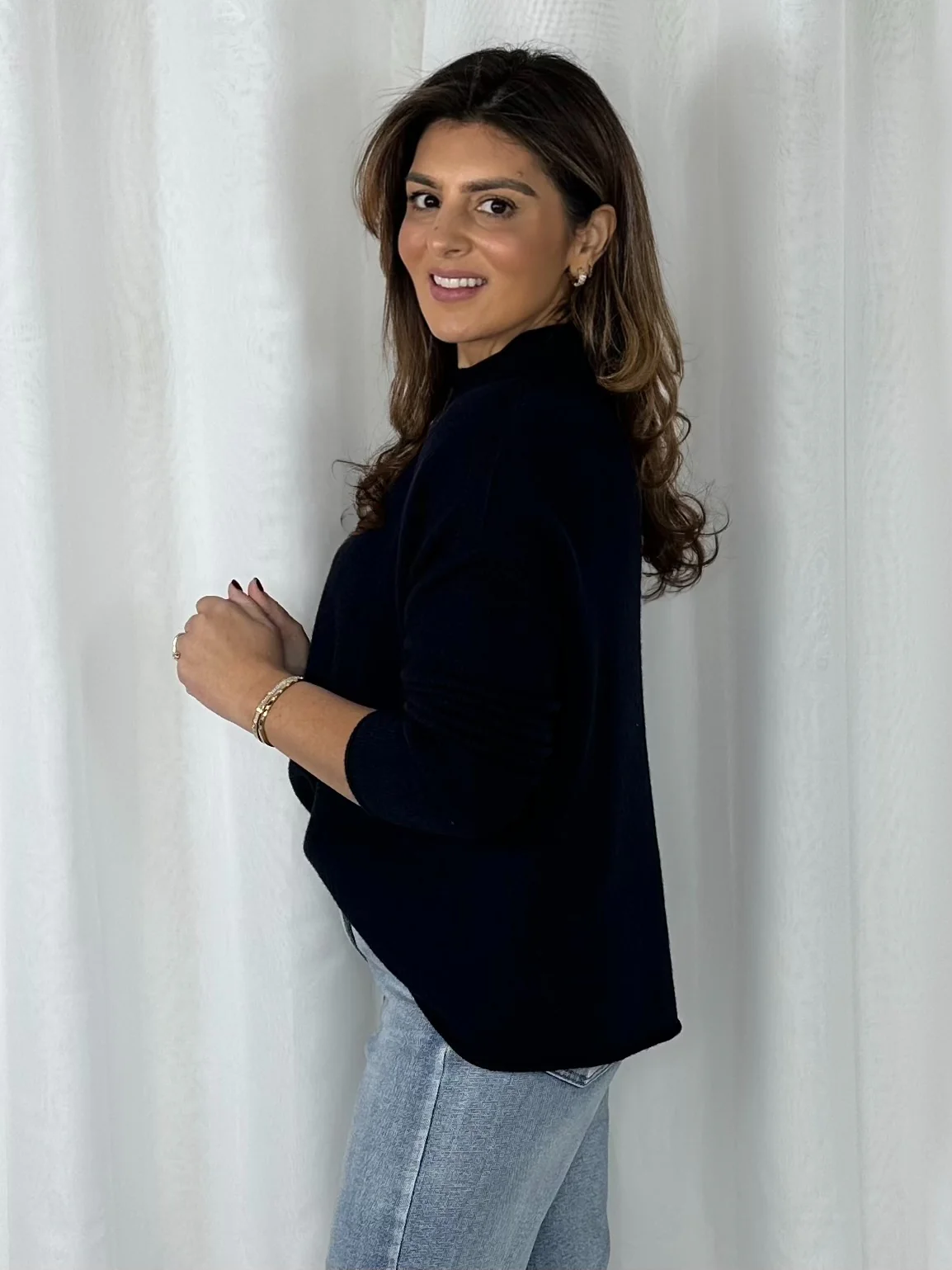 Soft Knit High Neck Jumper (5 Colours) - Image 6