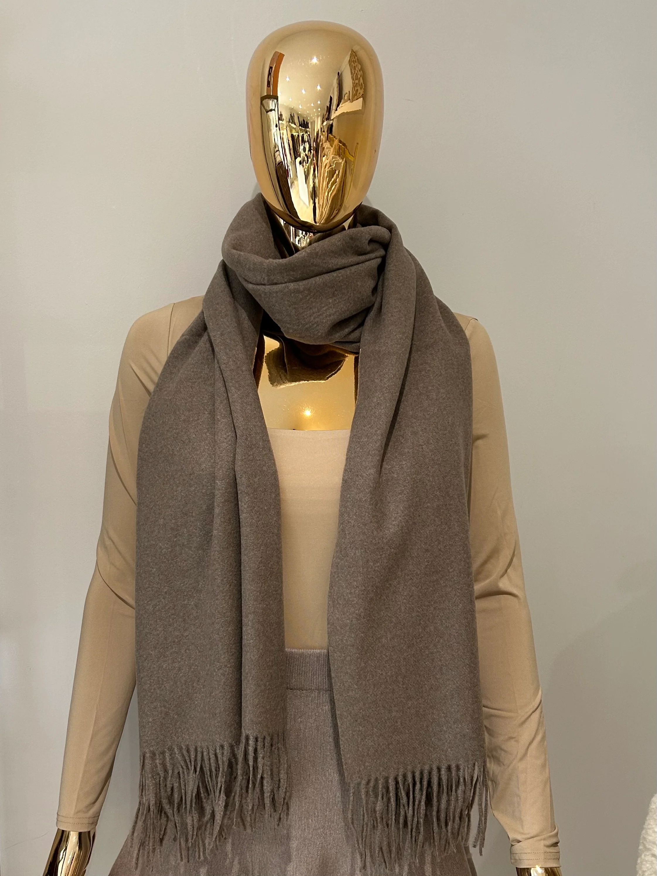 Cashmere Tassel Edge Scarf (8 Colours) - Image 5