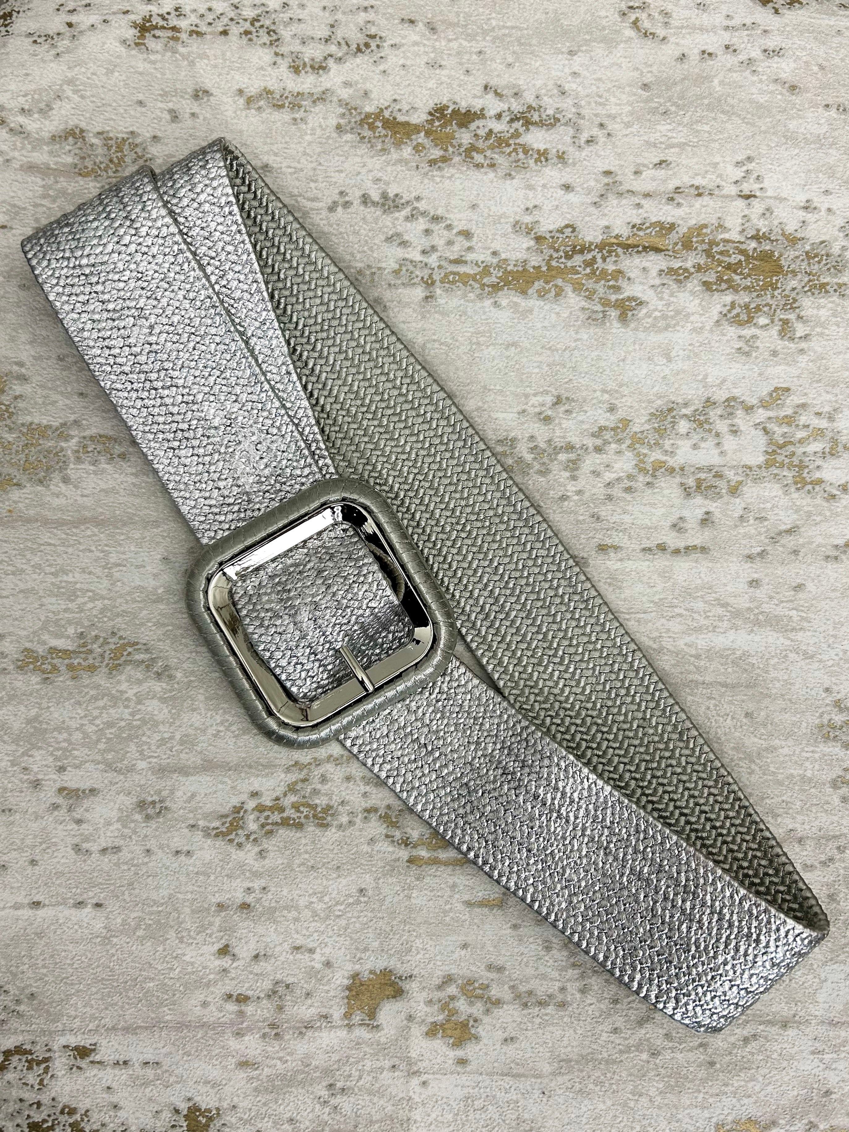 Square Buckle Woven Belt (6 Colours) - Image 6