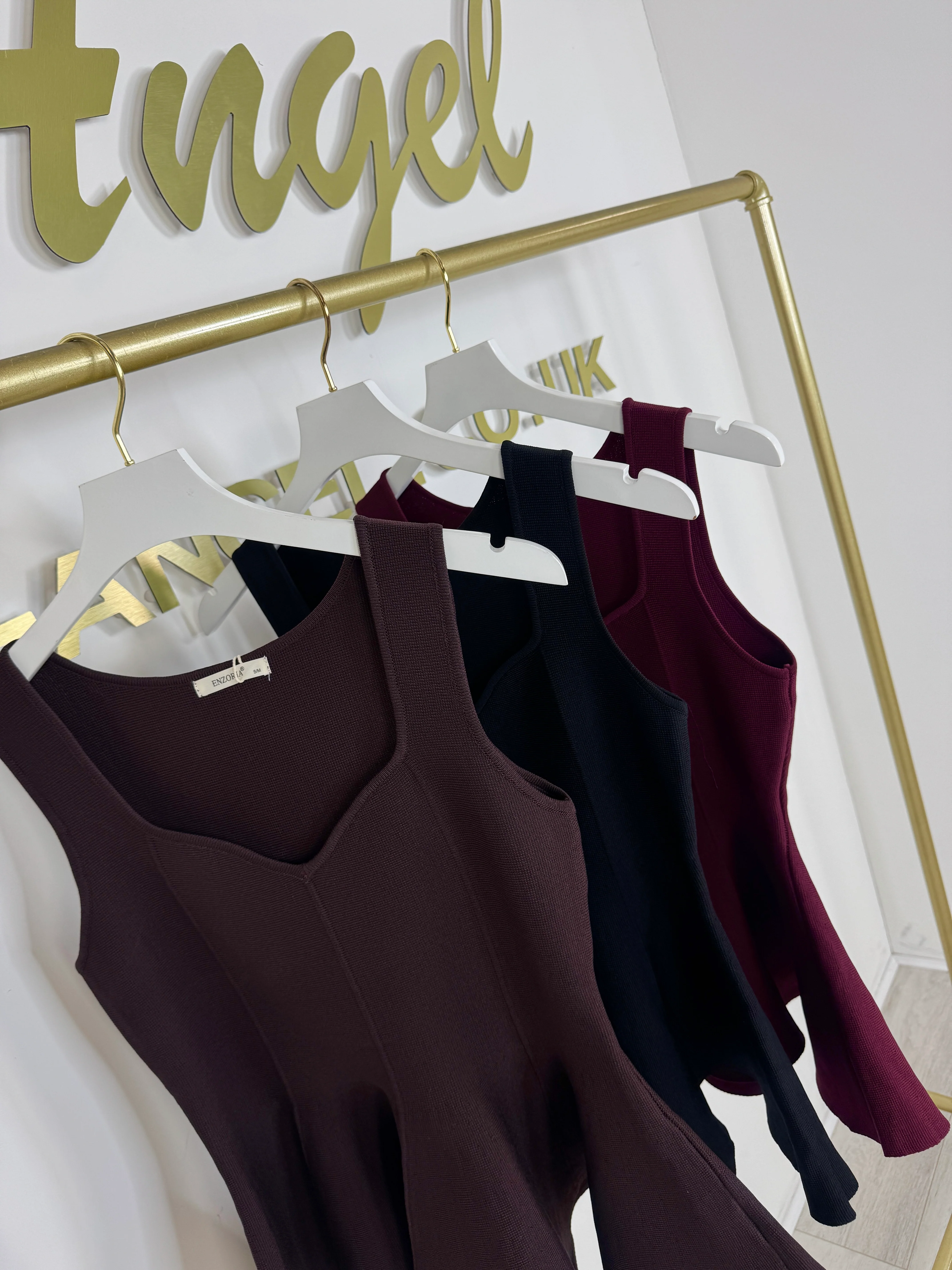 Sweetheart Neckline Peplum Top (3 Colours) - Image 7