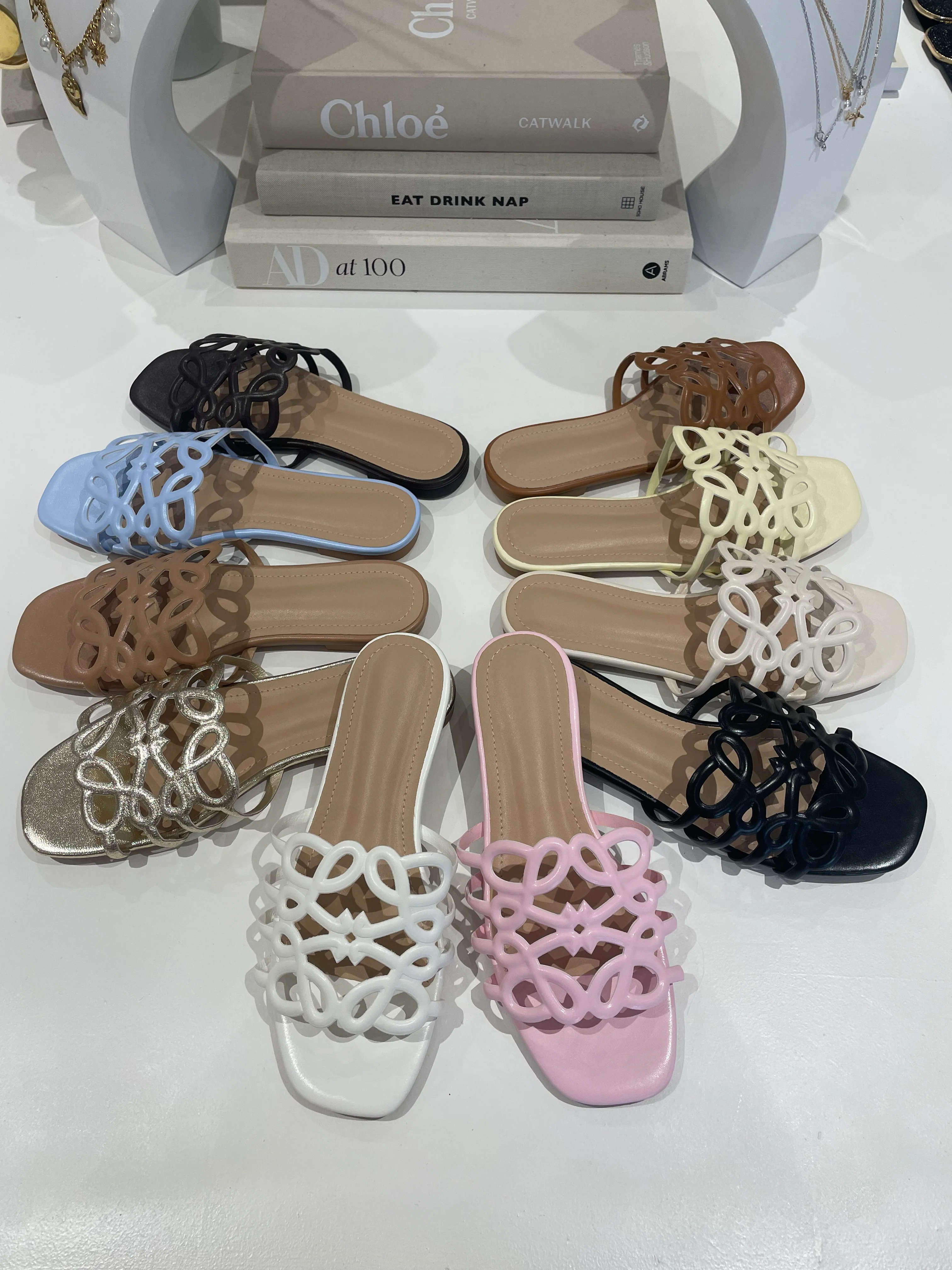 Thick Swirl Design Sliders (10 Colours) - Image 10