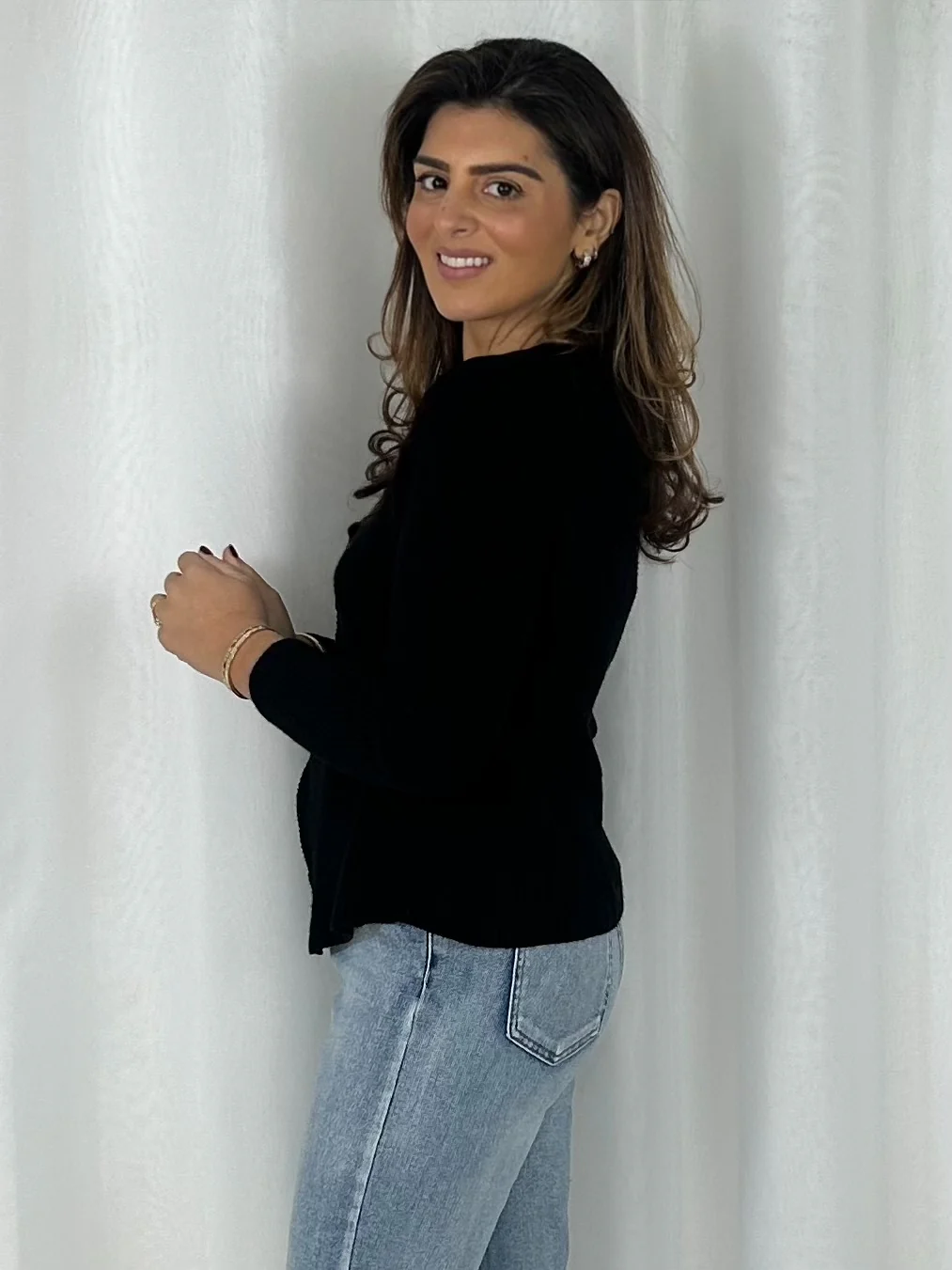 V-Neck Long Sleeve Button Up Cardigan (5 Colours) - Image 9