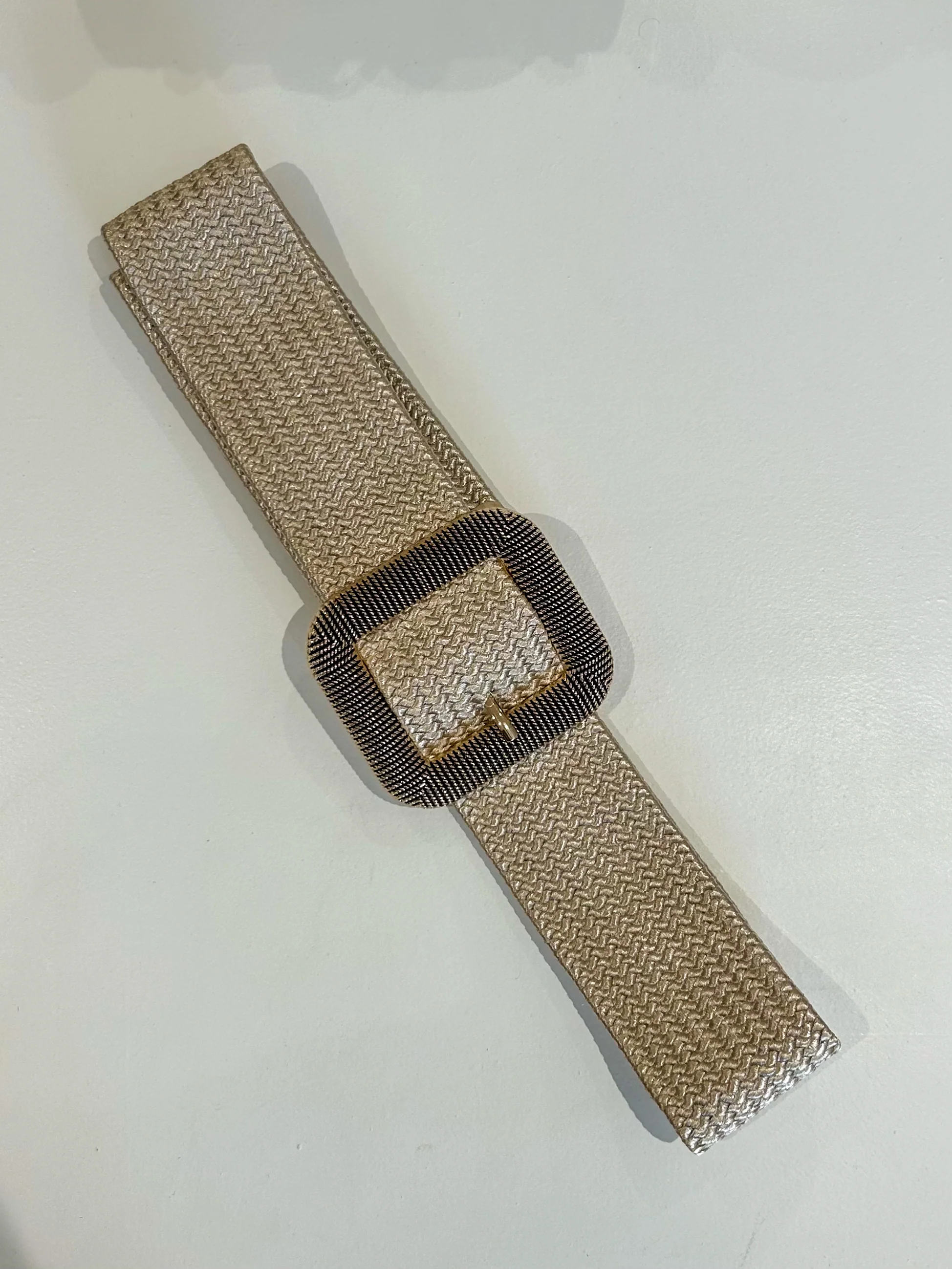 Woven Square Buckle Belts (6 Colours) - Image 4